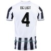 Camiseta de fútbol Juventus Matthijs de Ligt 4 Primera Equipación 2021/22 - Hombre